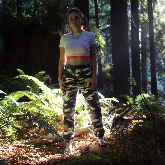 Pants - Grey Camo Pants